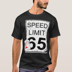 車おもしろいの男のギフト – スピードリミット記号よりも速い Tシャツ
