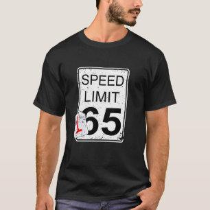 車おもしろいの男のギフト – スピードリミット記号よりも速い Tシャツ