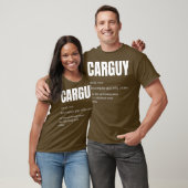 車おもしろいの男ギフトカーガイ定義 Tシャツ (ユニセックス)