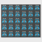 車おもしろいイスの身体障害前向き障害 ラッピングペーパー (フラット)