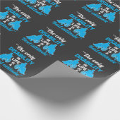 車おもしろいイスの身体障害前向き障害 ラッピングペーパー (角)