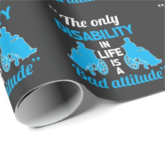 車おもしろいイスの身体障害前向き障害 ラッピングペーパー (ロールコーナー)