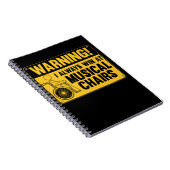 車おもしろいイスミュージカル椅子ユーモア ノートブック (右側)