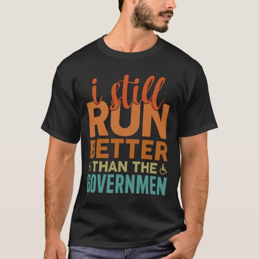 車おもしろいイス障害障害障害補償 Tシャツ (正面)