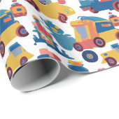 車おもしろい両 ラッピングペーパー (ロールコーナー)
