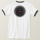 車おもしろい好警告向けのダッシュボードのシャツ Tシャツ (デザイン裏面)