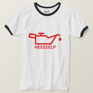 車おもしろい好警告向けのダッシュボードのシャツ Tシャツ