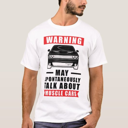車おもしろい引用文 Tシャツ (正面)