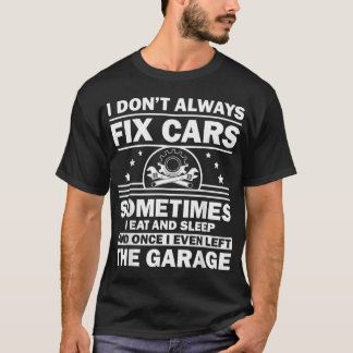 車おもしろい整備士デザイン車男性へ両メカ Tシャツ