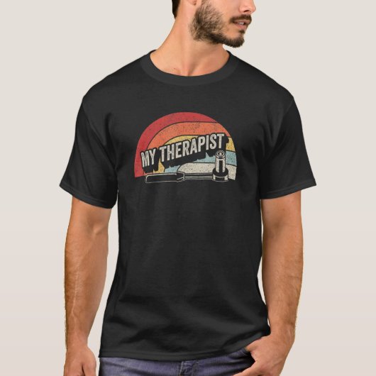 車おもしろい用オートレーシング整備士マイセラピストソケット Tシャツ (正面)