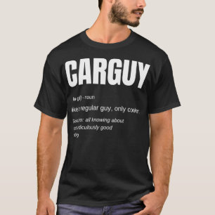 車おもしろい男ギフトCARGY定義プルオーバー Tシャツ