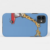 車おもしろい間抜け通勤のキリン Case-Mate iPhoneケース (裏面(横))