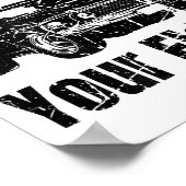 車おもしろい-ヴィンテージ敬老のクラシックMu ポスター (角)