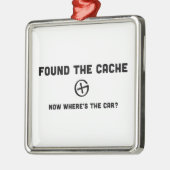 車があるところで隠し場所を今見つけましたか。 メタルオーナメント (左)