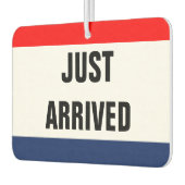 車が到着したプロモーションサイネージのカスタマイズ カーエアーフレッシュナー (左)