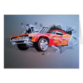 車が壁を突き抜ける (正面横)