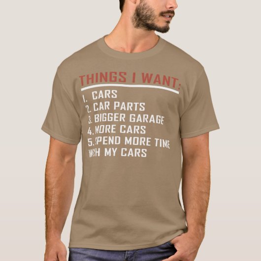 車が大好きなおじさんメカニックのためのヴィンテージなもの Tシャツ (正面)