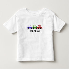 車が大好き トドラーTシャツ