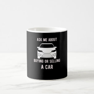 車が好きなオートセラー向けの自動車販売員の贈り物 コーヒーマグカップ