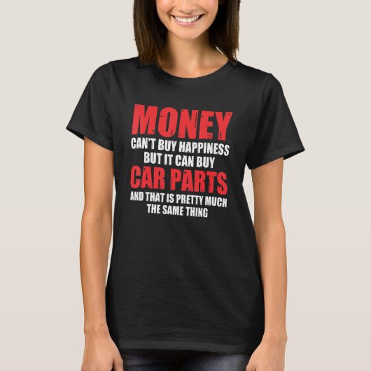 車が買える 車のパーツ 自動車整備士 車好き 1 Tシャツ (正面)
