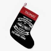 車が買楽しくな買クラシックる スモールクリスマスストッキング (正面 (吊り時))