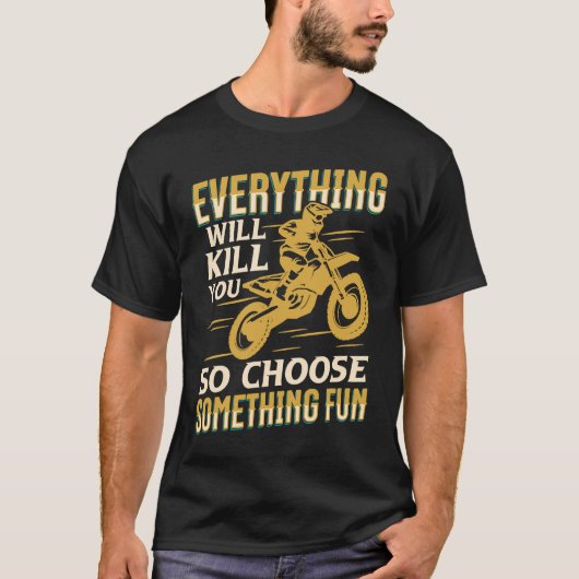 車で何でも殺せば誰かを選ぶ Tシャツ (正面)