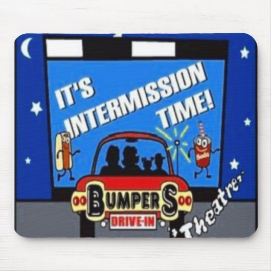 車で入って マウスパッド (正面)