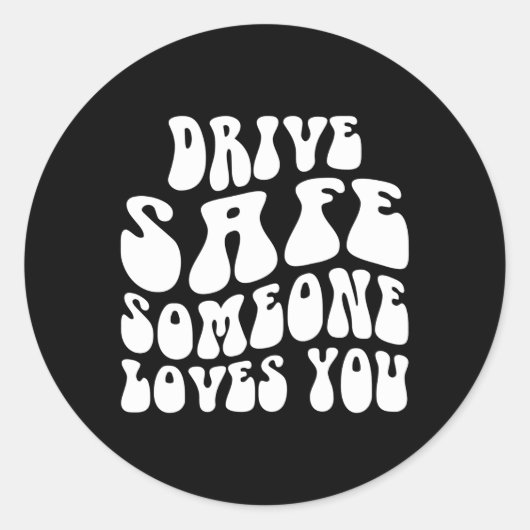 車で安全を愛する人の花の美学 ラウンドシール (正面)