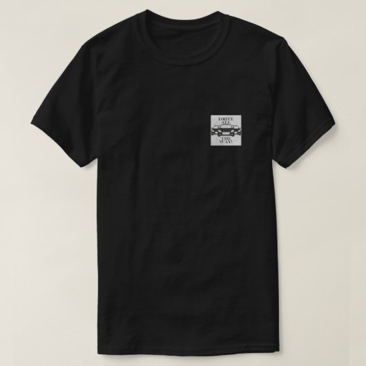 車で行く Tシャツ (デザイン正面)