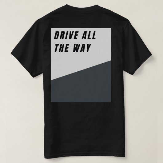 車で行く Tシャツ (デザイン裏面)