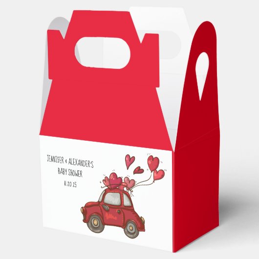 車で行けるベビーシャワー フェイバーボックス (オープン)