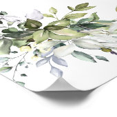 車で行ける赤ちゃんシャワー森林動物 ポスター (角)