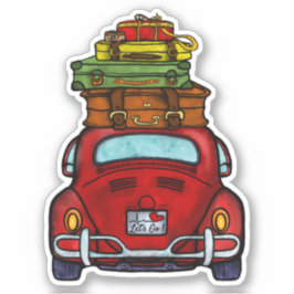 車で行こう シール