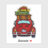 車で行こう シール (シート)