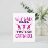 車で走れるときに歩く理由 ポストカード (スタンド正面)