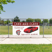 車とクラスバナー 横断幕 (インサイチュ)