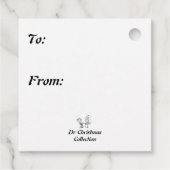 車とツリー紙プレート フェイバータグ (裏面)