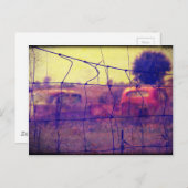 車とトラックが錆び遠くにる ポストカード (正面/裏面)