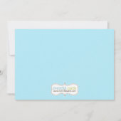 車とトラックの誕生日パーティーの招待 招待状 (裏面)