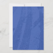 車とトラックベビー妊娠ブーム事故 招待状 (裏面)