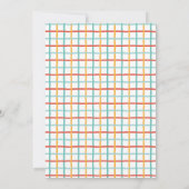 車とトラック市交通誕生日パーティー 招待状 (裏面)