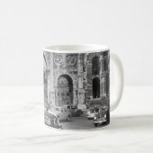 車と古代のモニュメントRome Italyvintage, ital コーヒーマグカップ (正面右)
