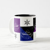 車と木 ツートーンマグカップ (正面左)