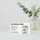 車と車のメンテナンス漫画の名刺 名刺 (スタンド正面)