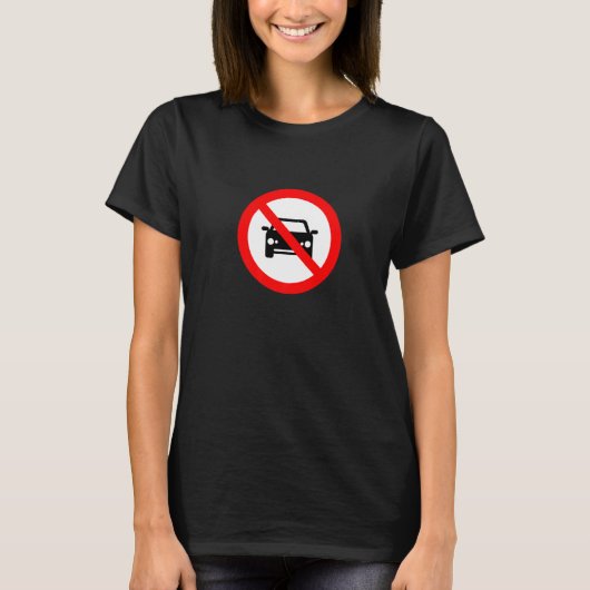 車なし Tシャツ (正面)