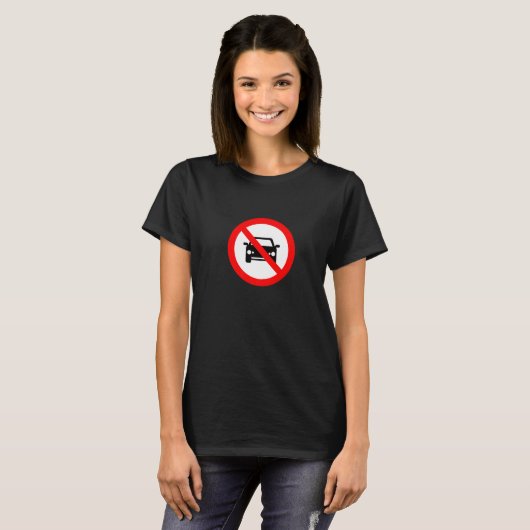 車なし Tシャツ (正面フル)