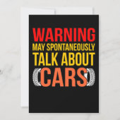 車について話し始める整備士自動整備士G サンキューカード (正面)