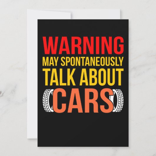 車について話し始める整備士自動整備士G サンキューカード (正面)