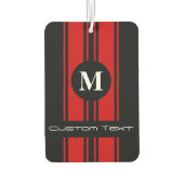 車にストライプ合わせて色を変更 – 「カスタマイズ」を使用 カーエアーフレッシュナー (裏面)