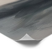 車に乗ったカメレオン鮮やか絵を描 ポスター (角)